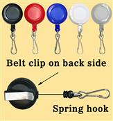 Retractable Reels With Metal J-Hooks RT-05/Per-Piece